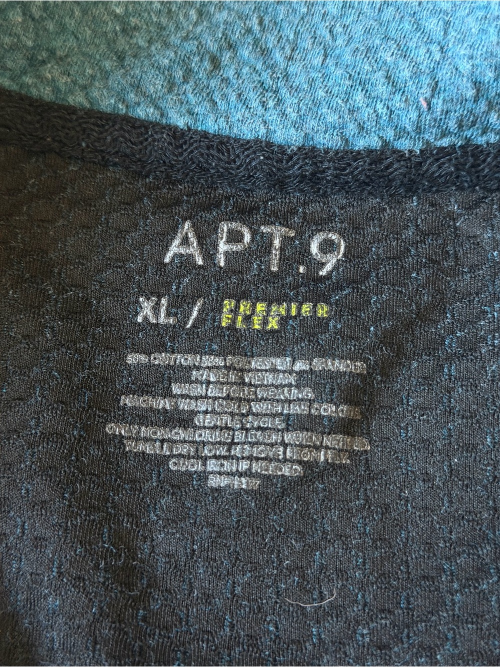 Blue Teal Quarter-Zip Pullover Casual Outdoors Men’s XL - Picture 2 of 8